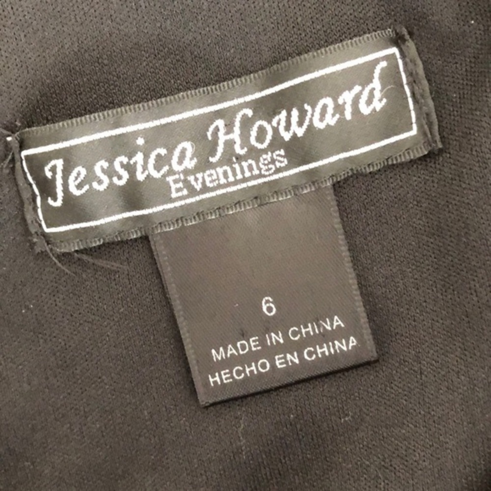 Jessica Howard black sleeveless cocktail dress - Picture 7 of 8